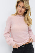 14+ knitted open back sweater