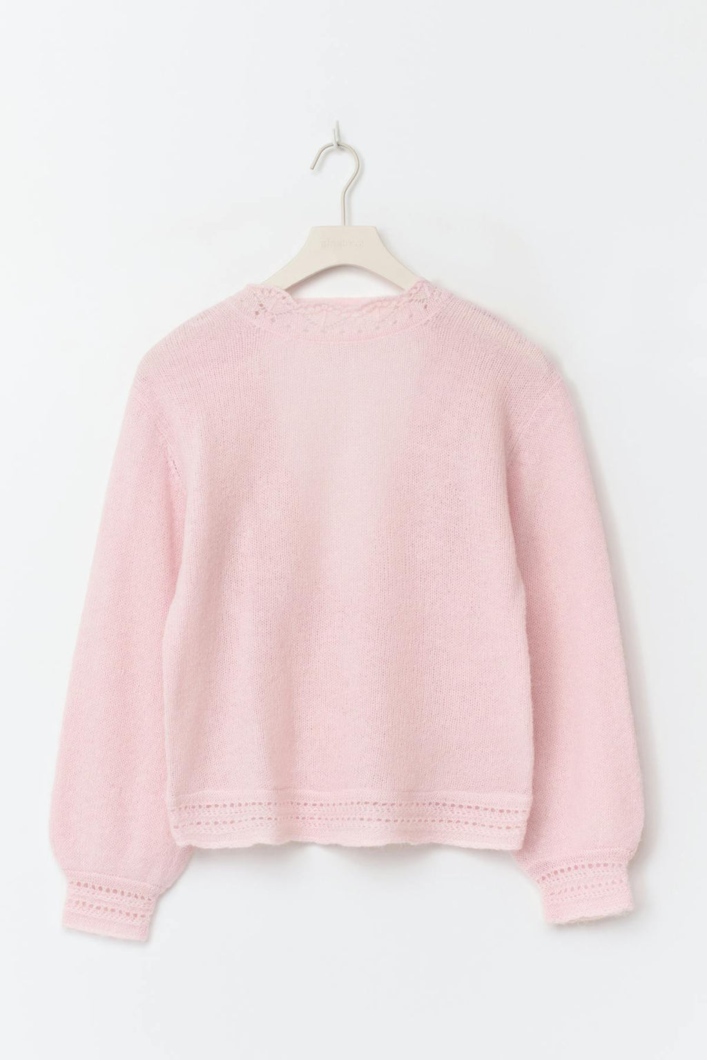 14+ knitted open back sweater