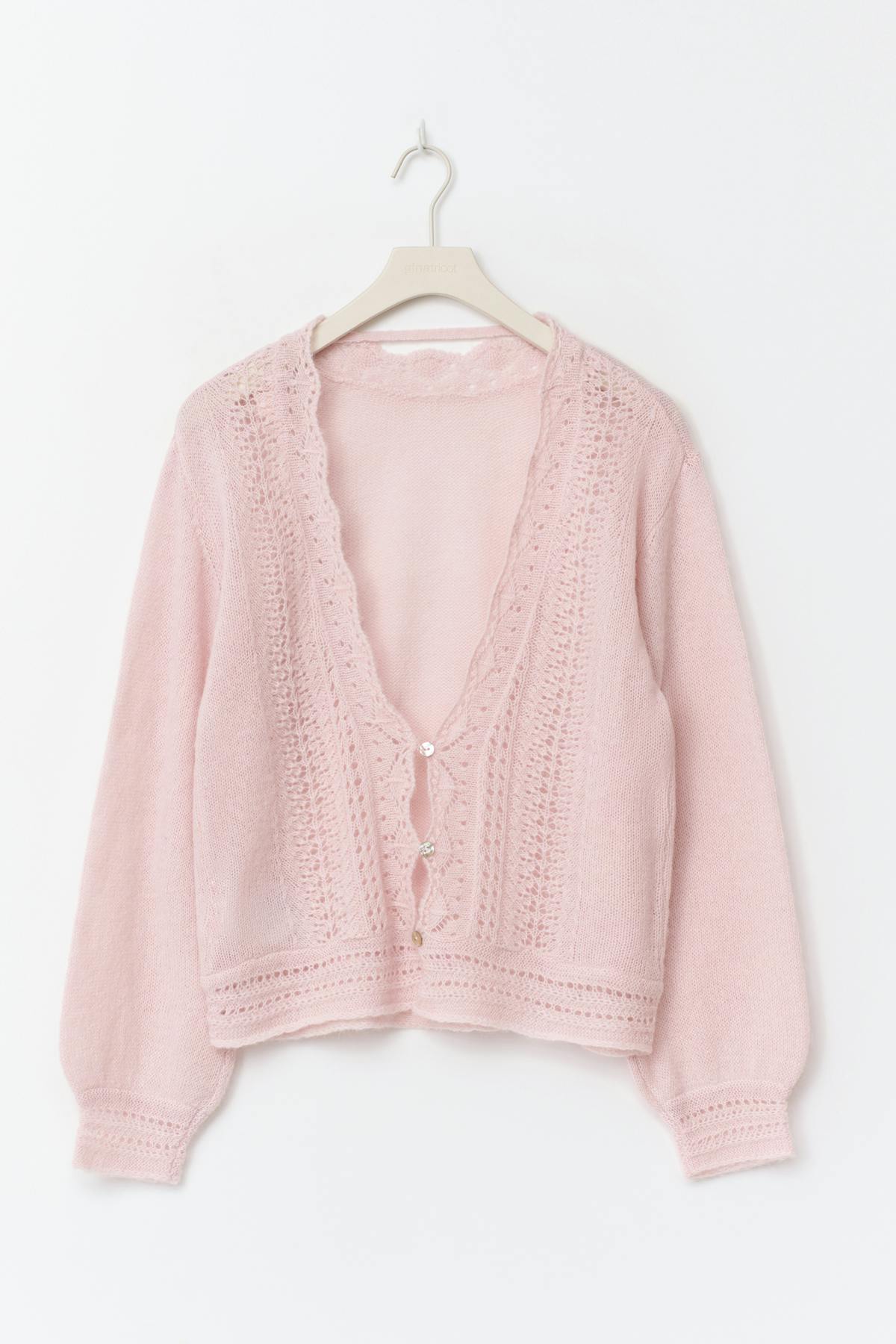 14+ knitted open back sweater