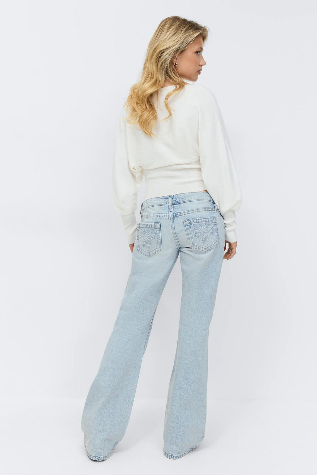 14+ hip hug loose jeans