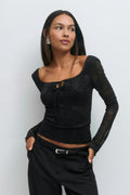 Scoop neck top