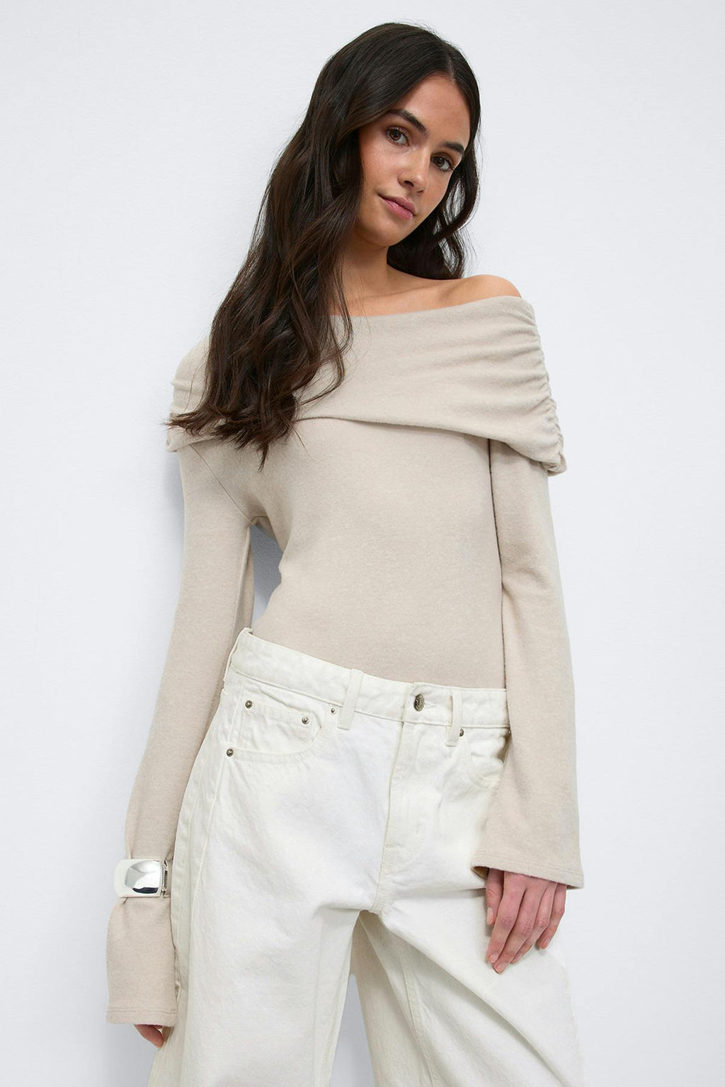 One shoulder top