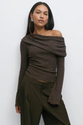 One shoulder top