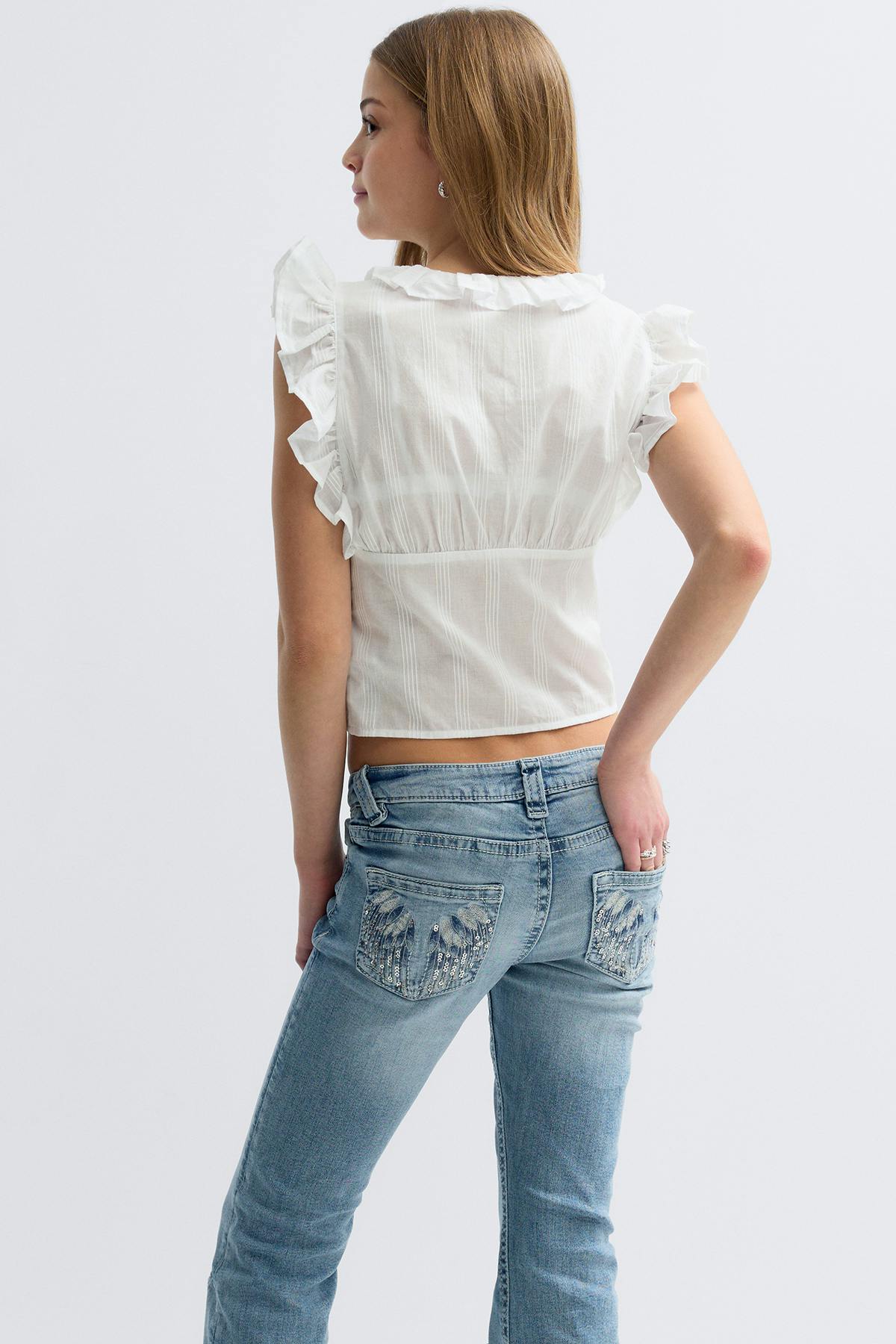 Y fitted short sleeve top