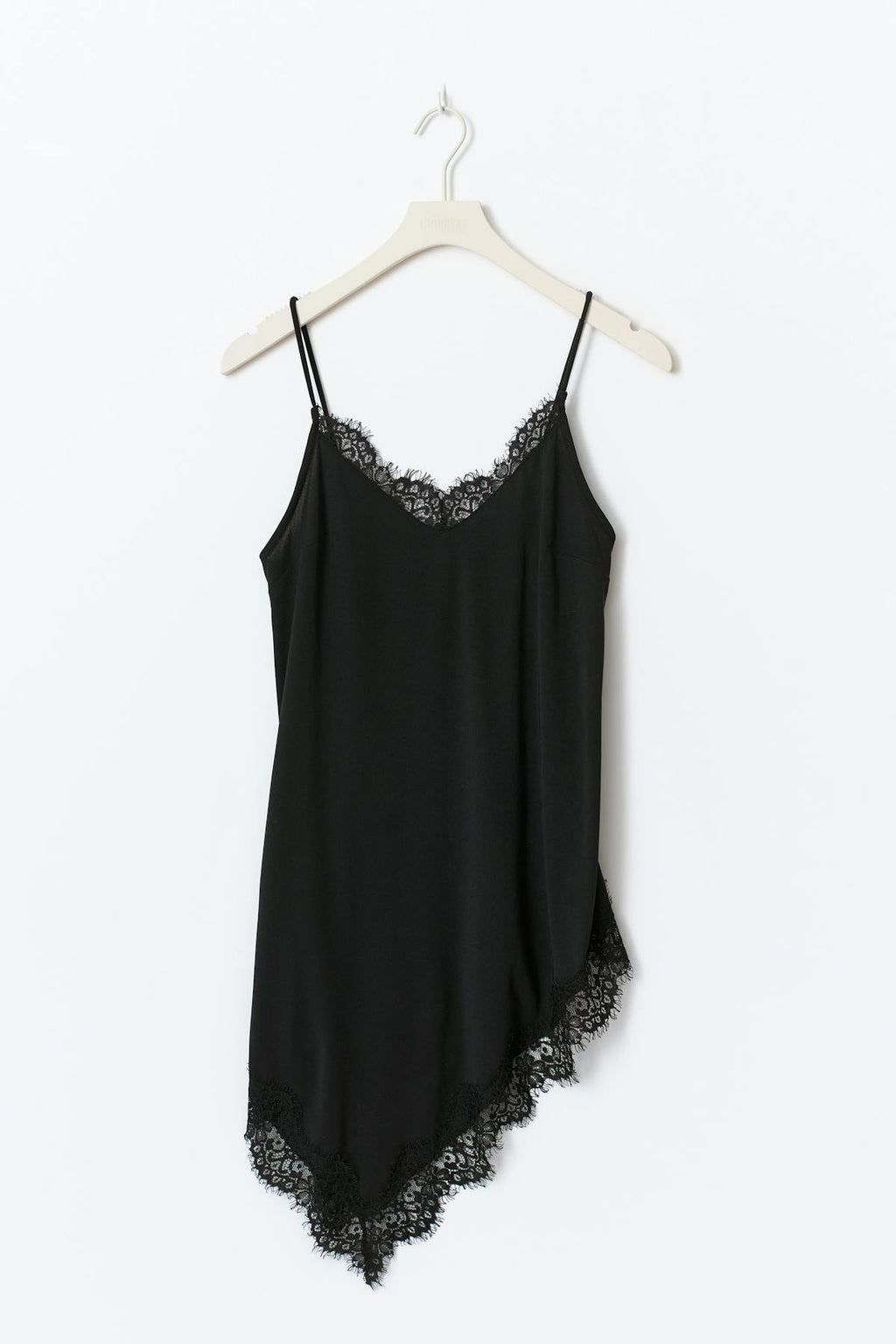 Asymmetric lace singlet