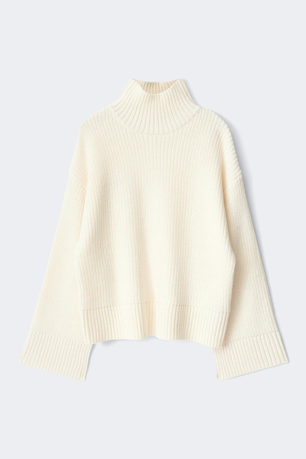Knitted turtleneck sweater