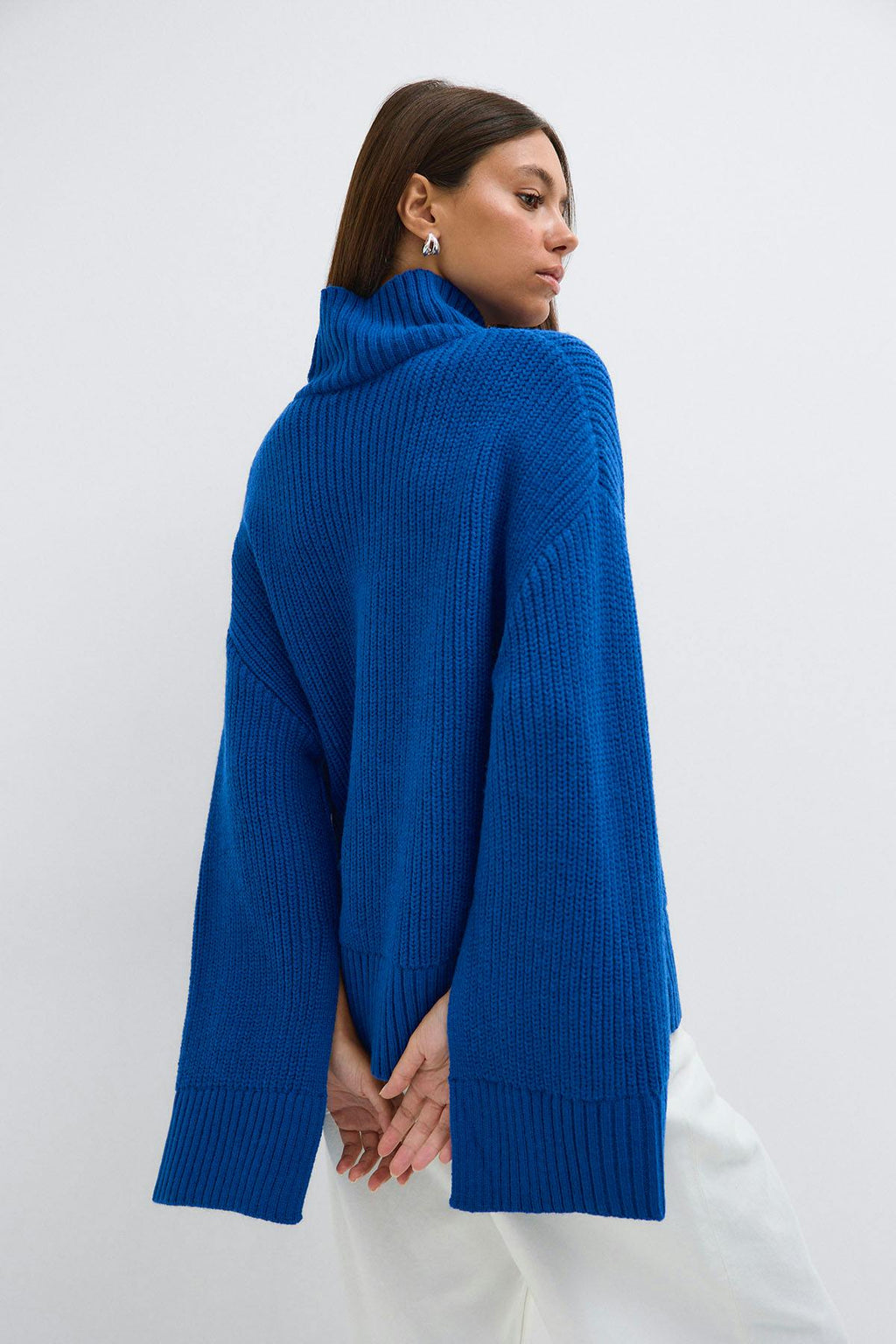 Knitted turtleneck sweater