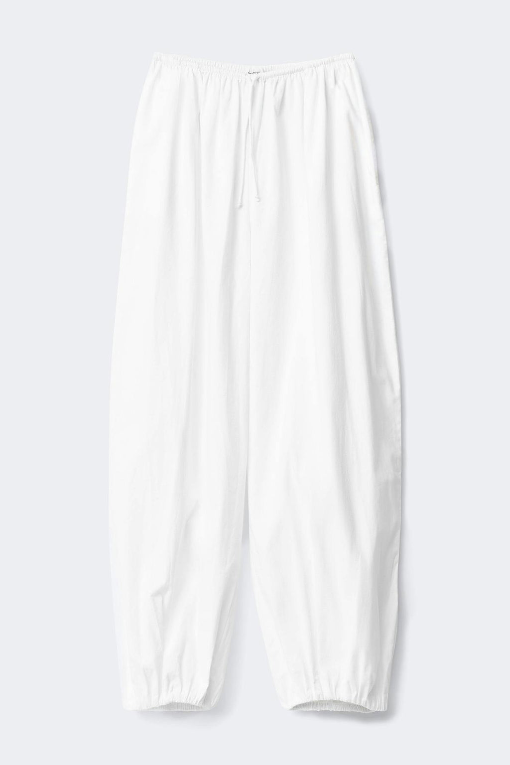 Cotton balloon trousers