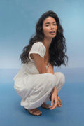 Cotton balloon trousers