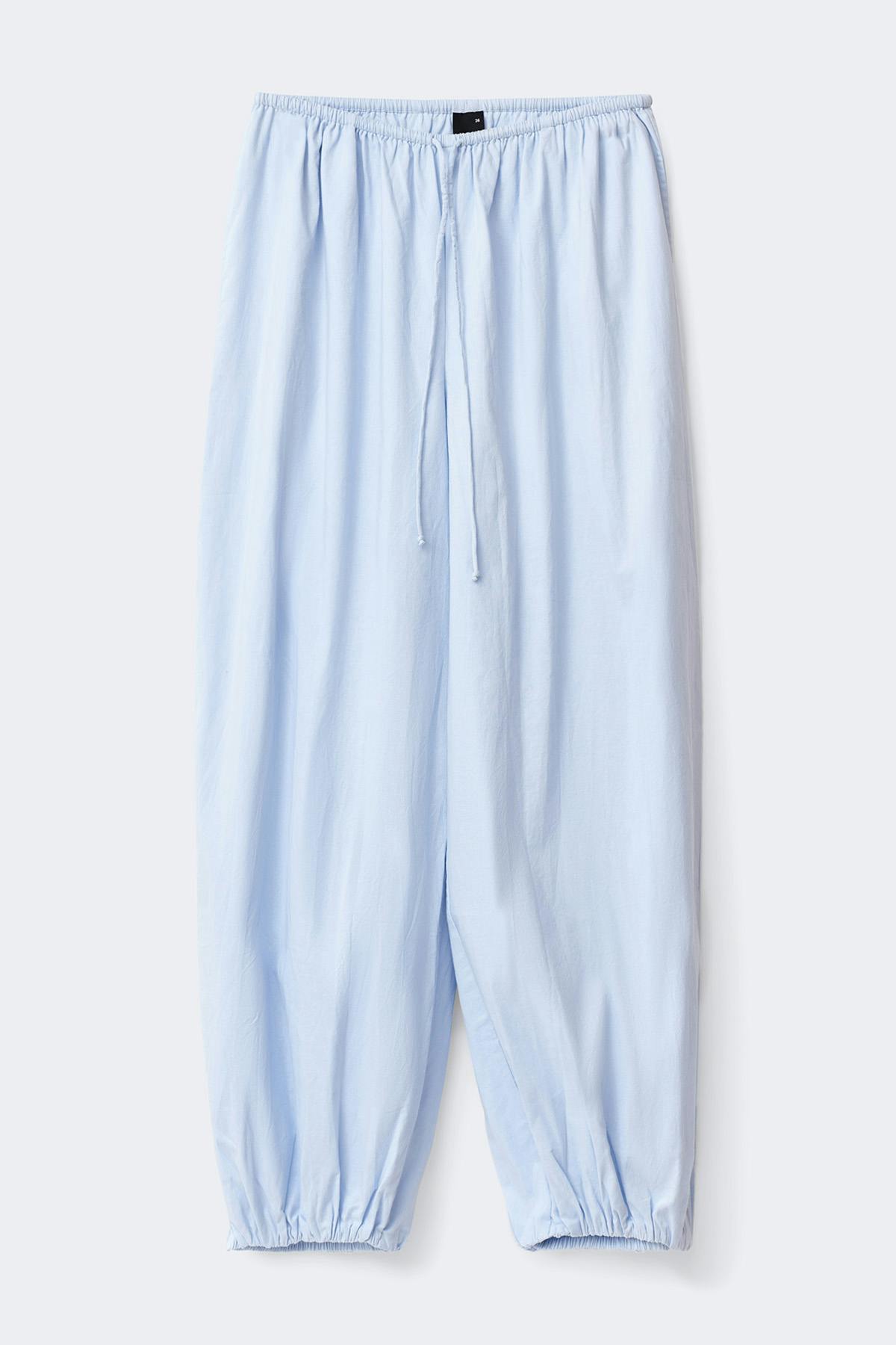 Cotton balloon trousers