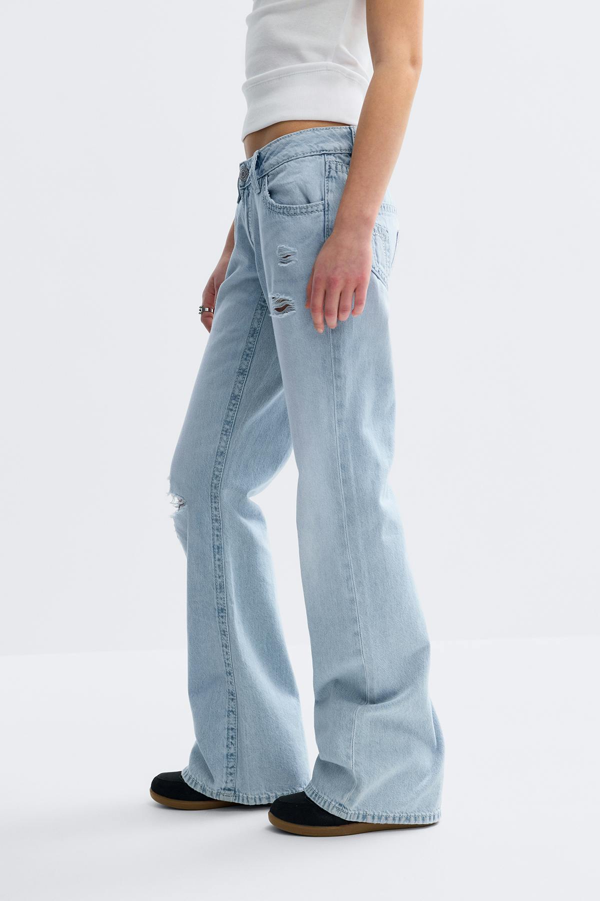Y for real low loose jeans