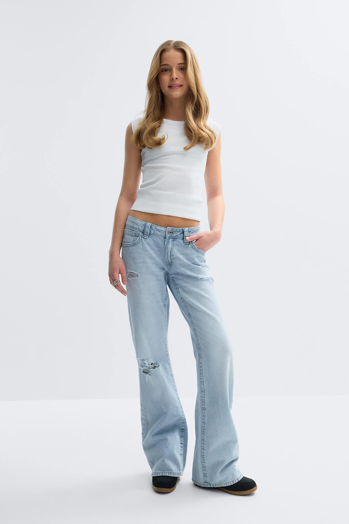 Y for real low loose jeans