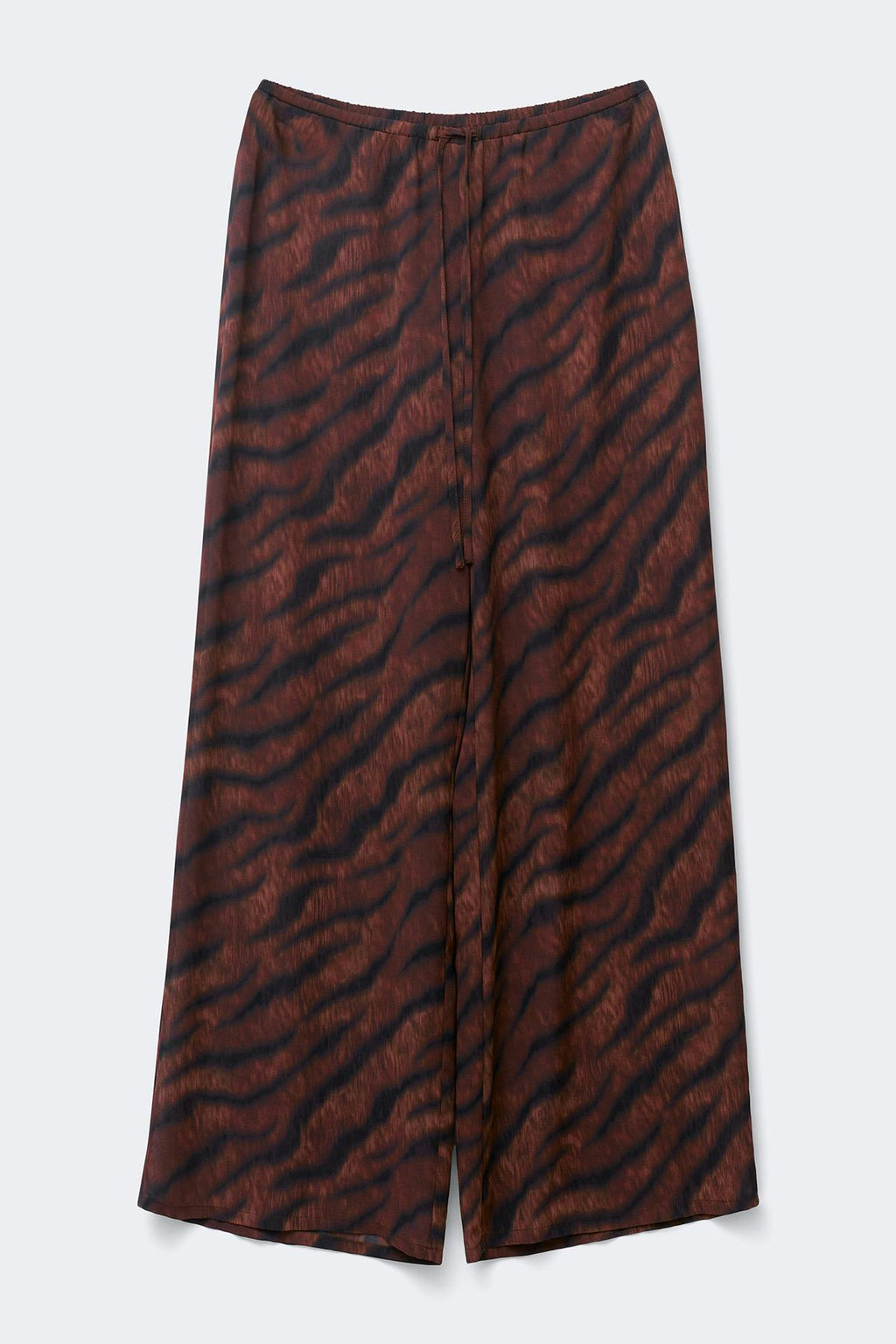 Wide chiffon trousers