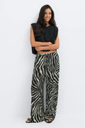 Wide chiffon trousers