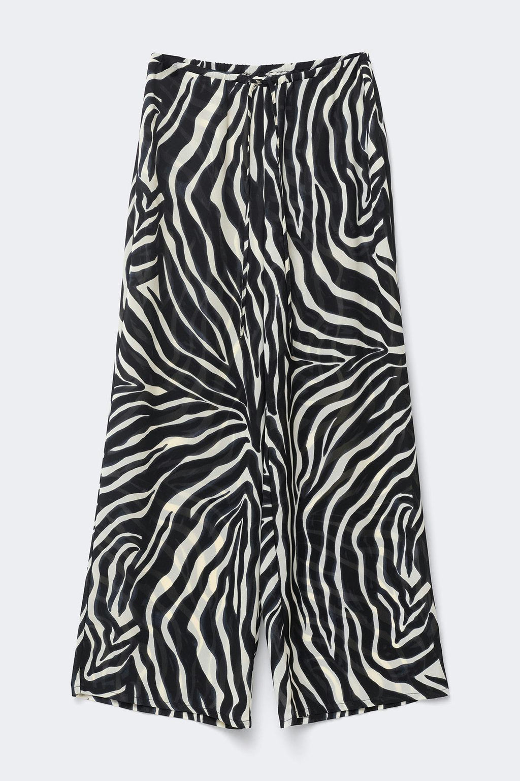Wide chiffon trousers