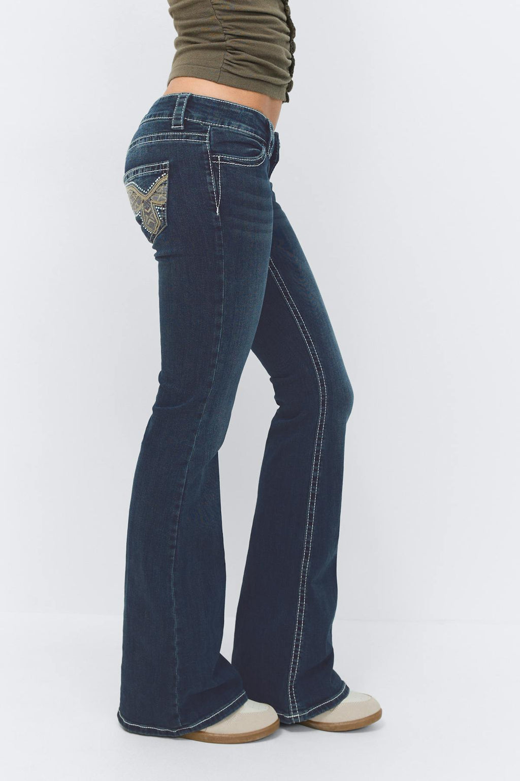 14+ sparkle flare jeans tall