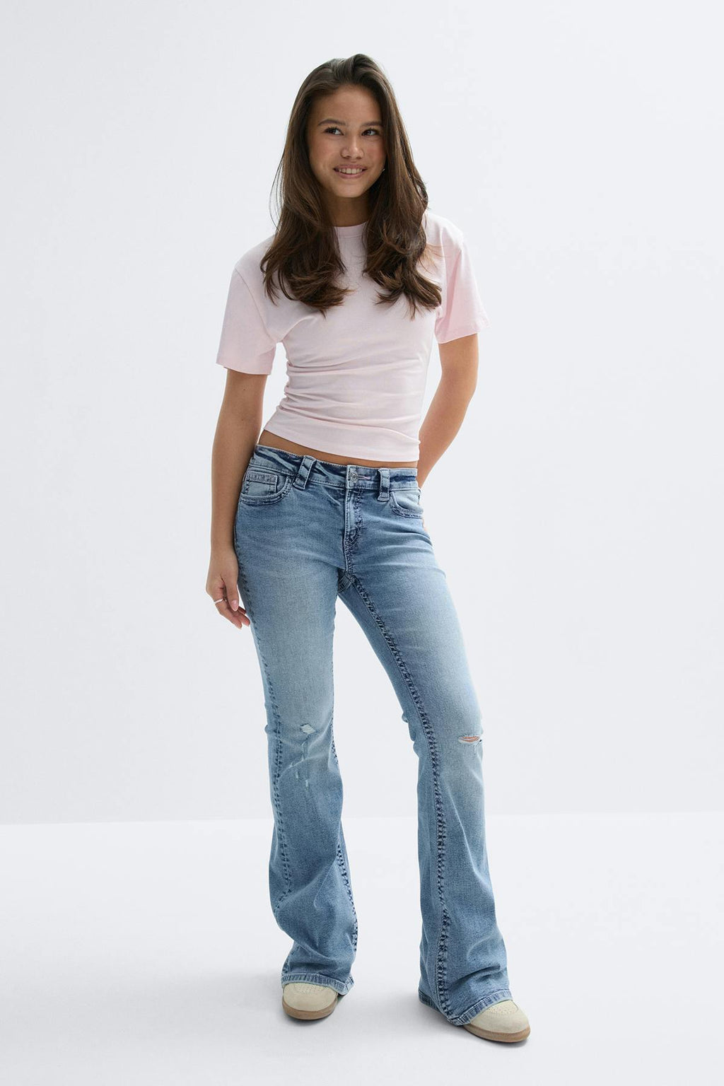 Y for real mid waist jeans