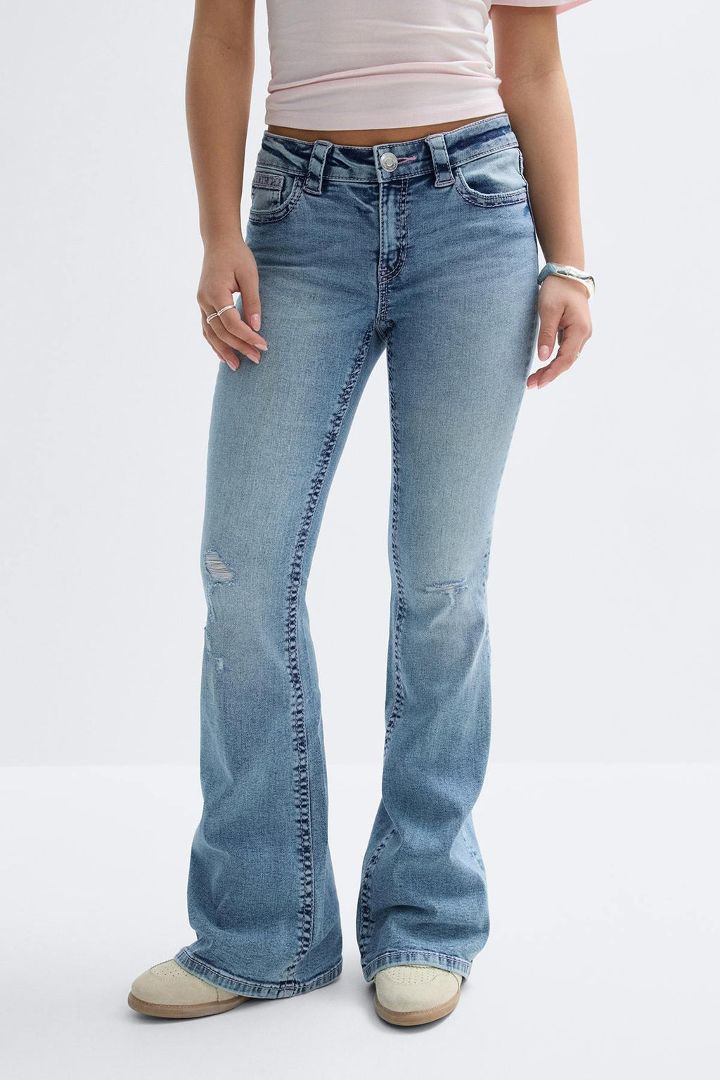 Y for real mid waist jeans