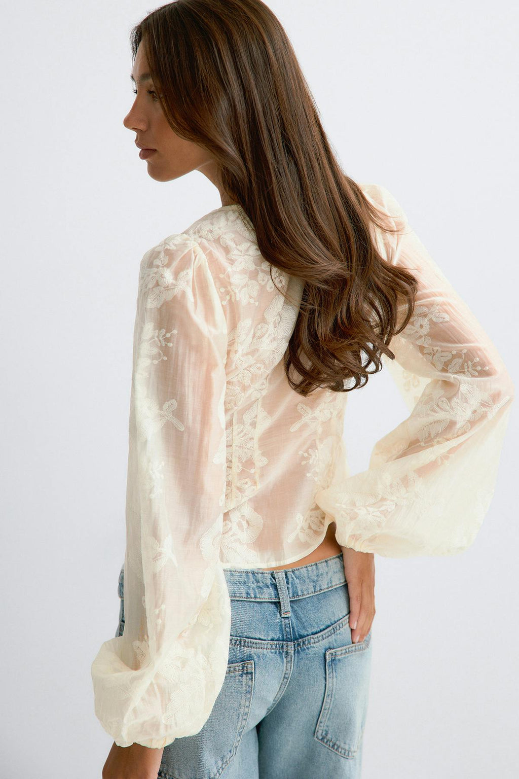Shaped blouse