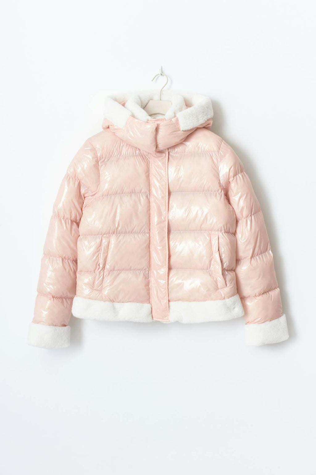 14+ padded fur jacket