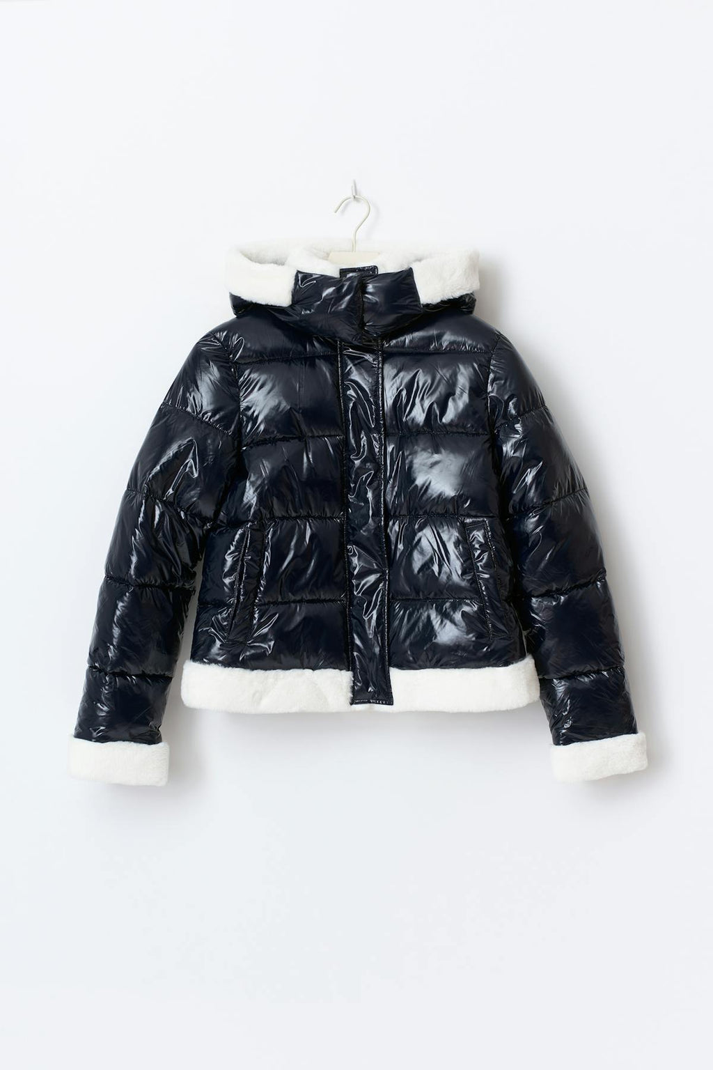 14+ padded fur jacket
