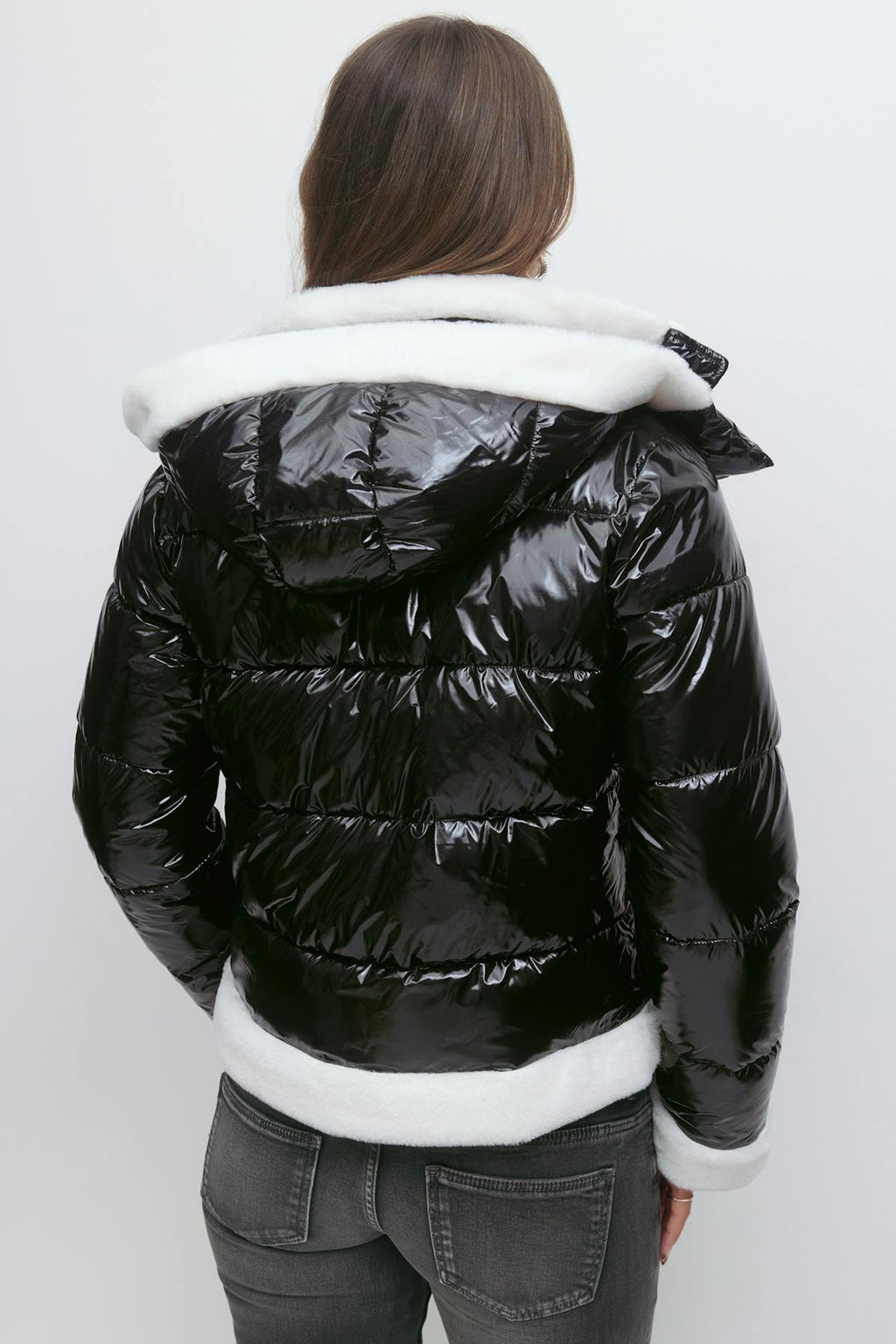 14+ padded fur jacket