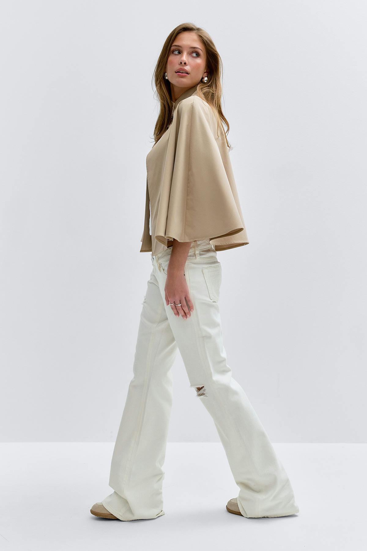 14+ hip hug loose jeans