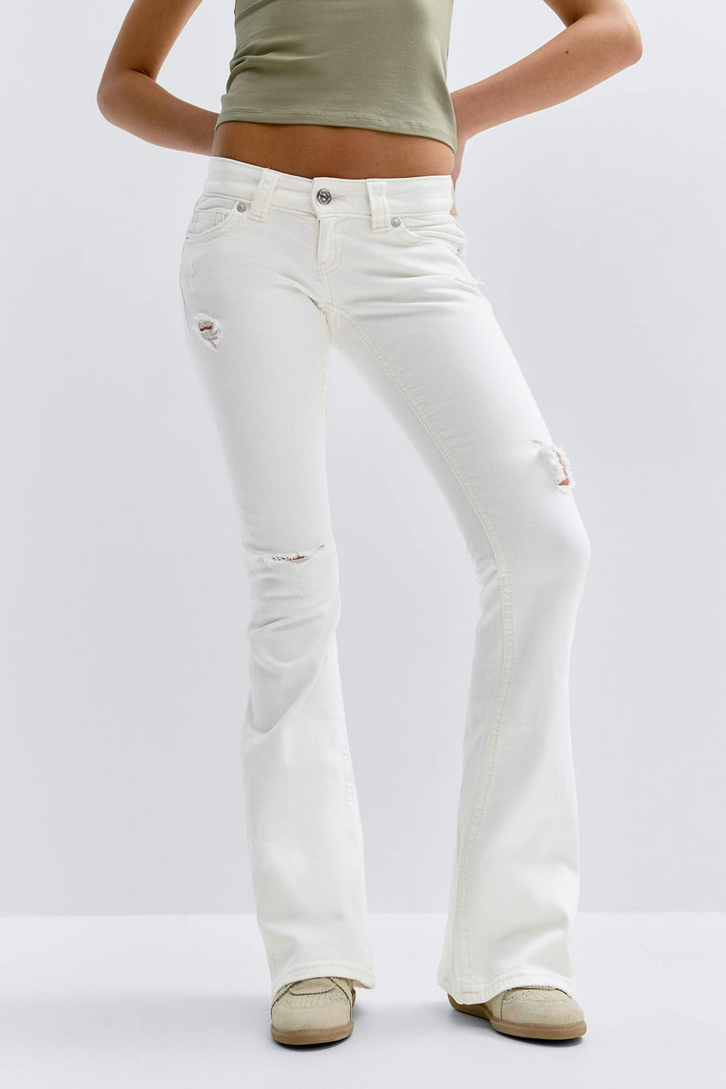 14+ low rise flare jeans