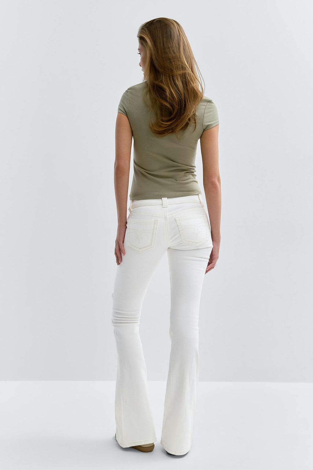 14+ low rise flare jeans