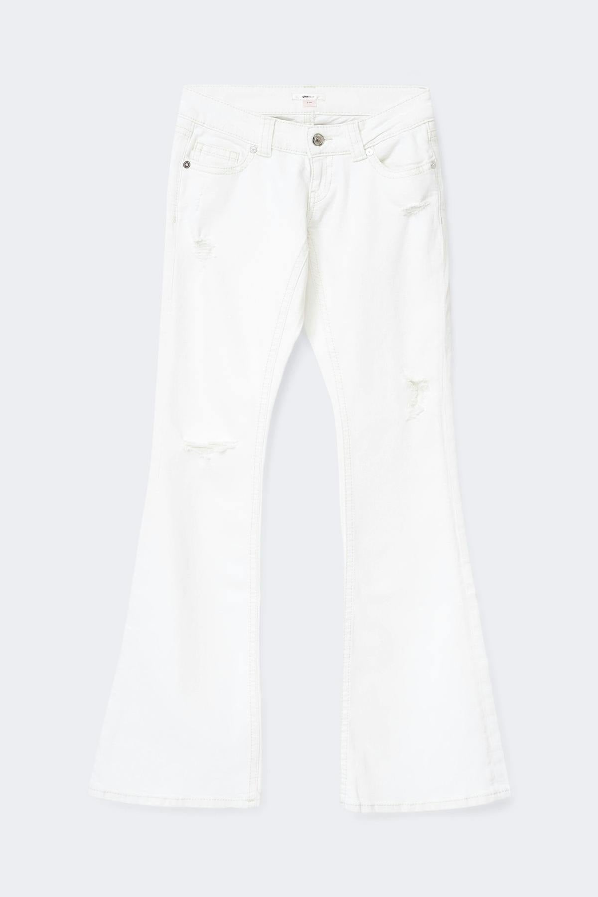 14+ low rise flare jeans