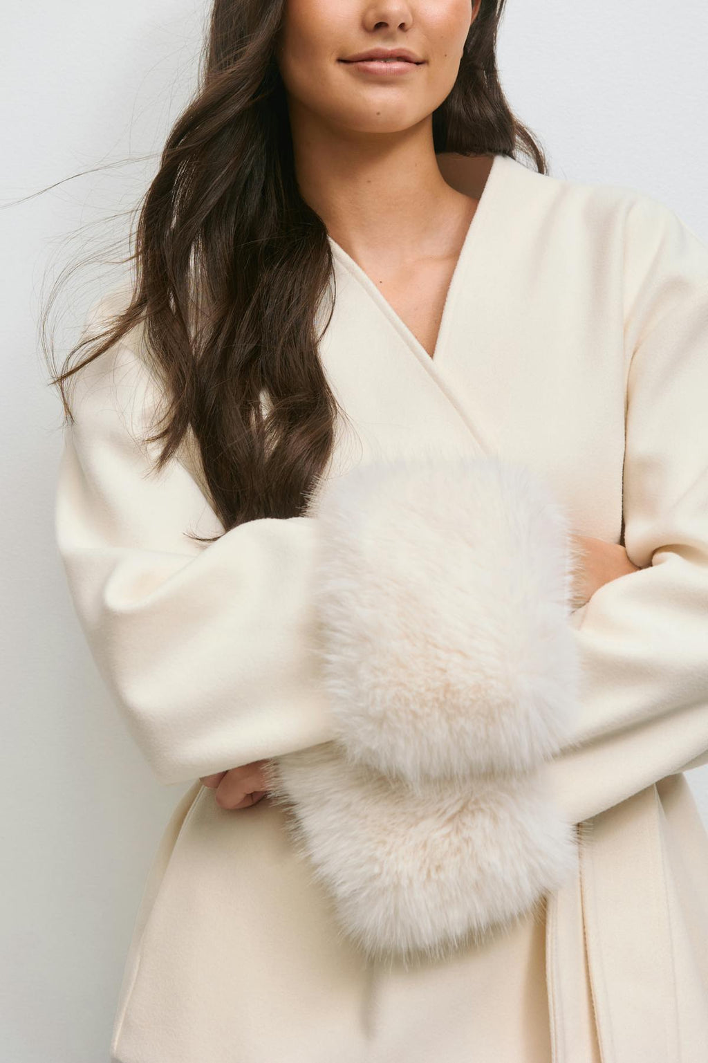 14+ shaped fur felt jacket
