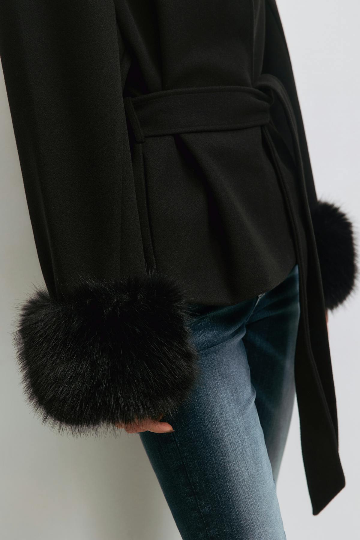 14+ shaped fur felt jacket