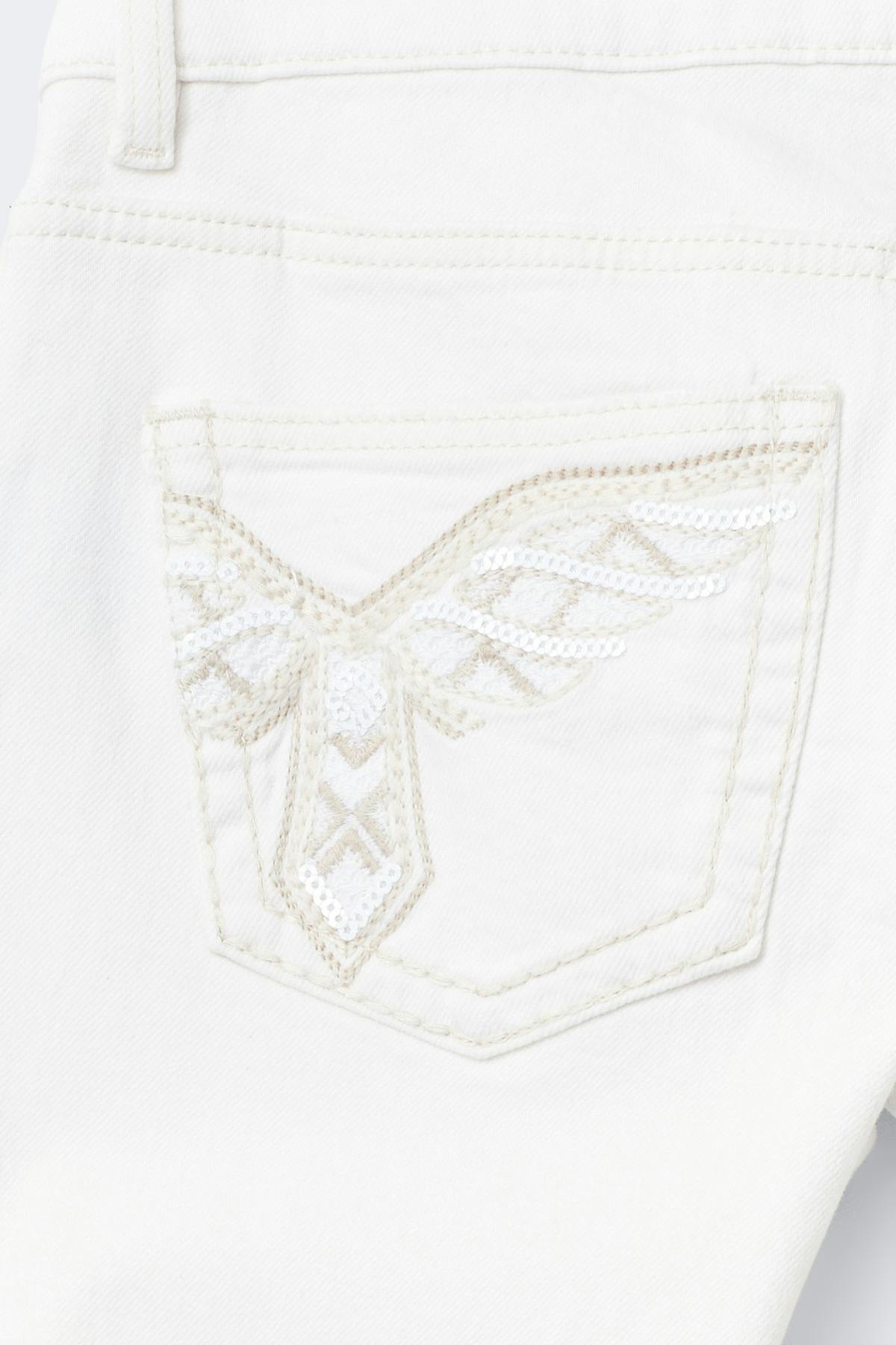 14+ pleated flare jeans tall