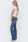 14+ the cross low flare jeans