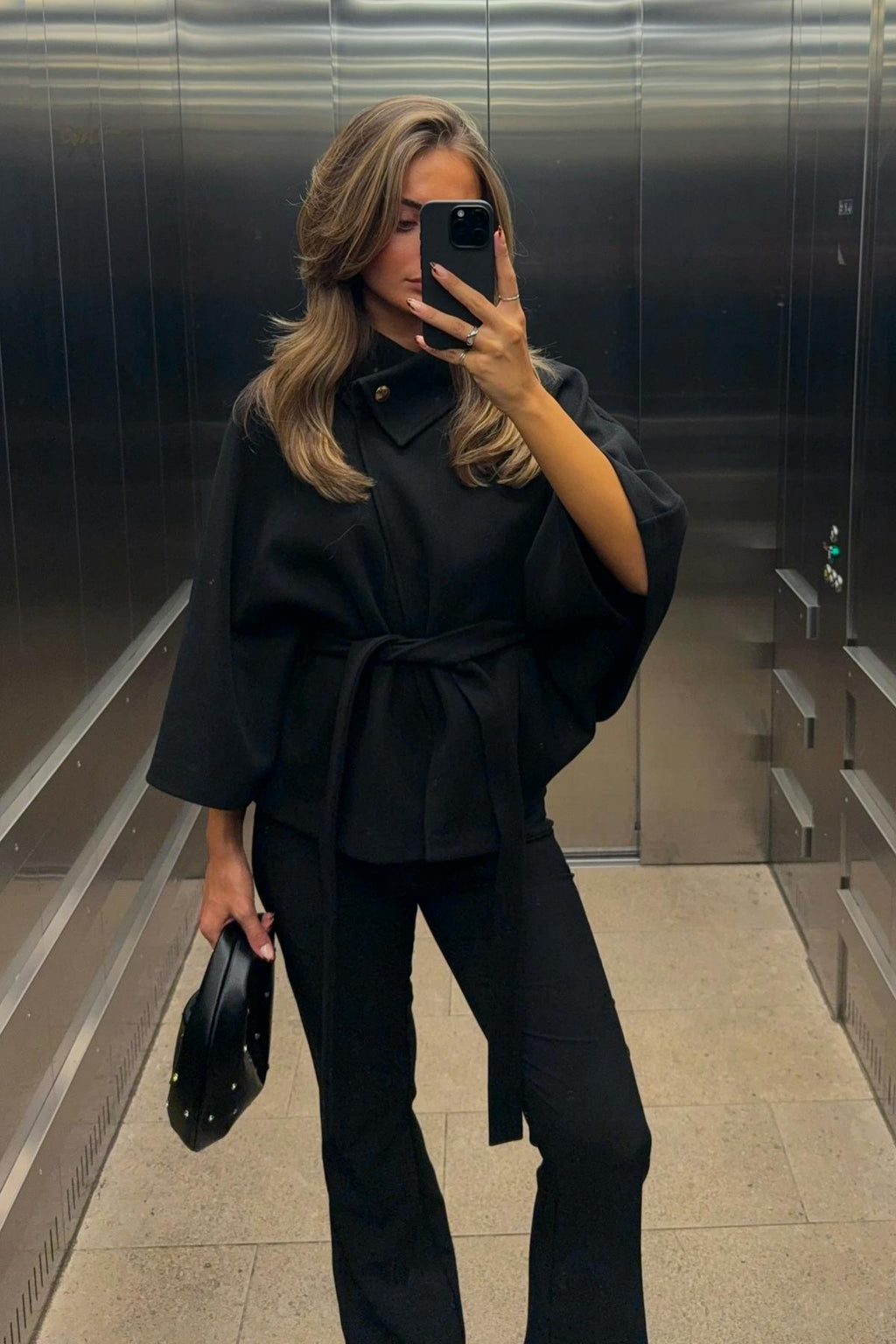 14+ belted cape