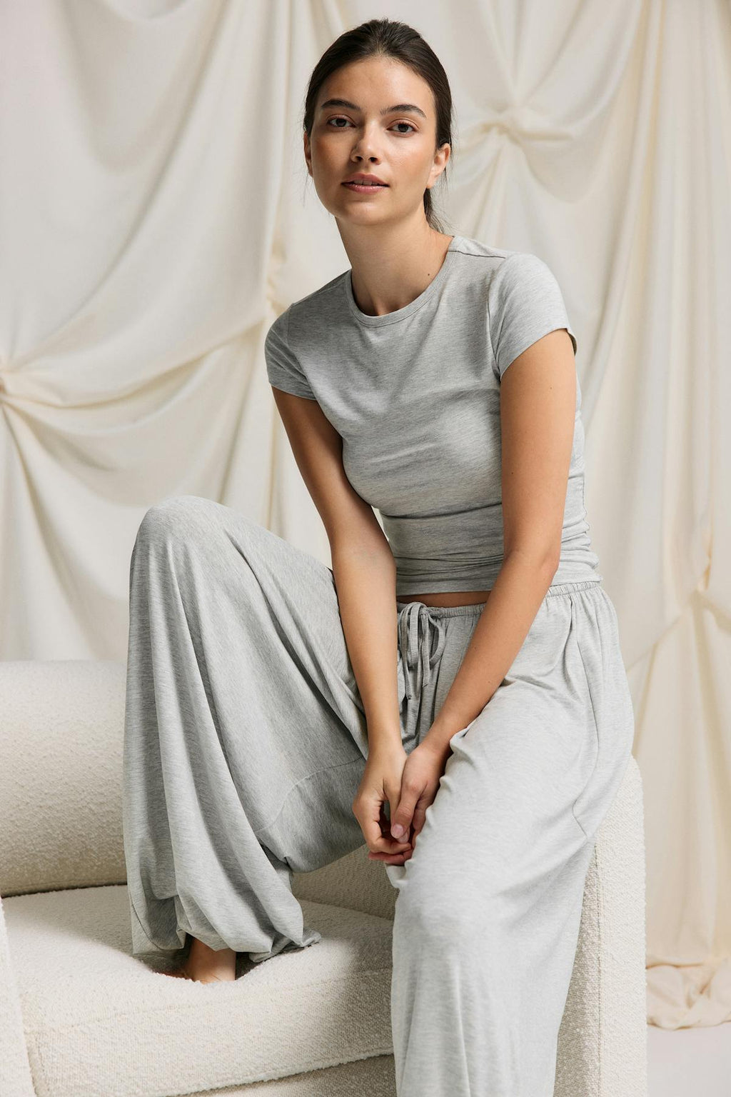Balloon loungewear trousers