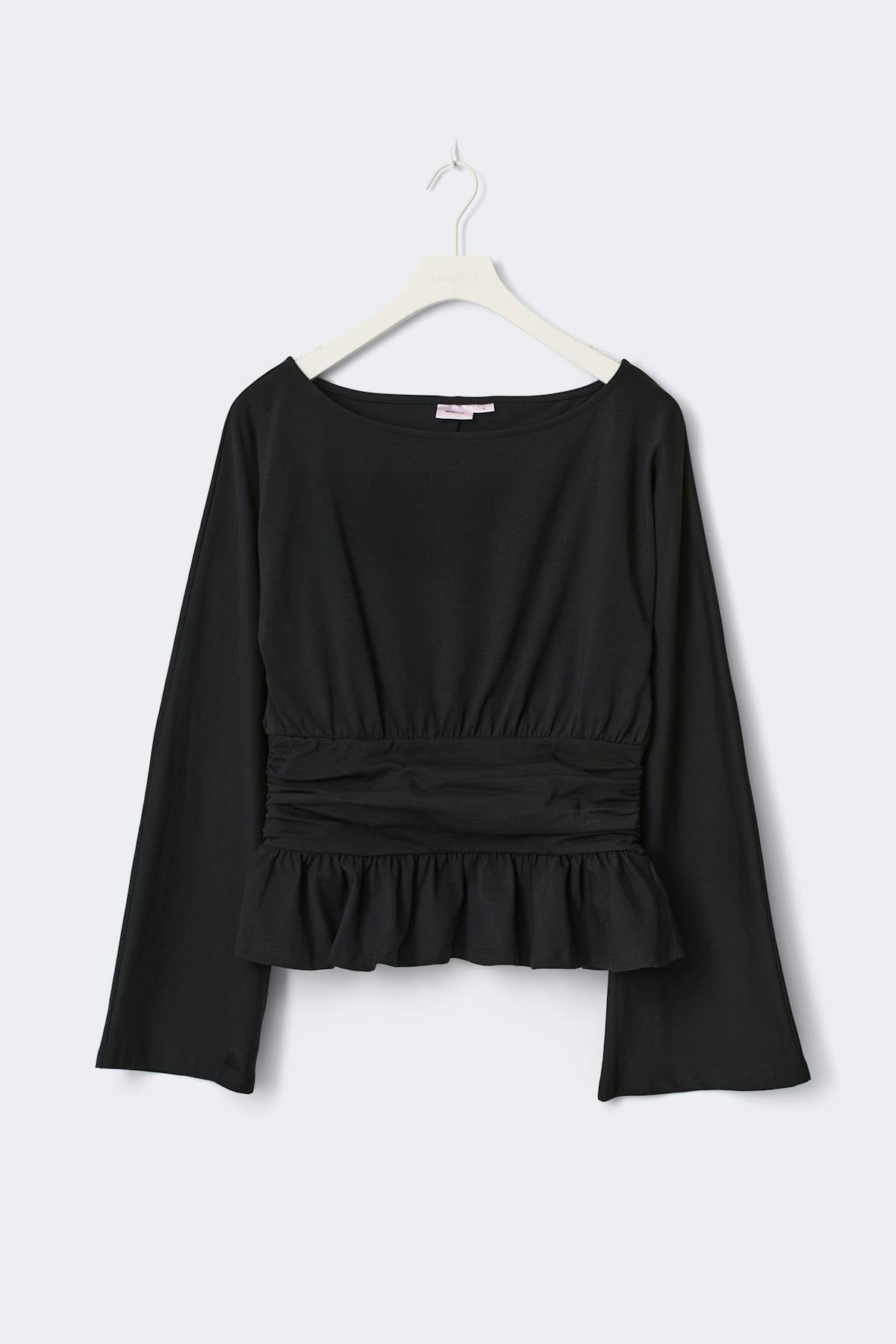 14+ ruched long sleeve top