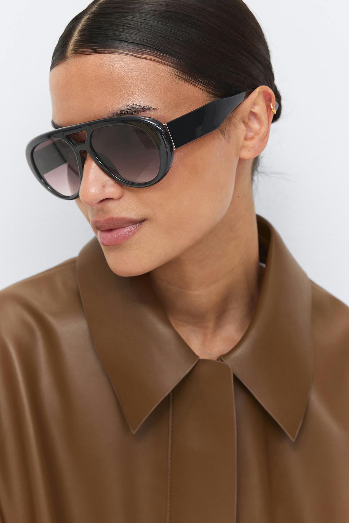 Bold aviator sunglasses