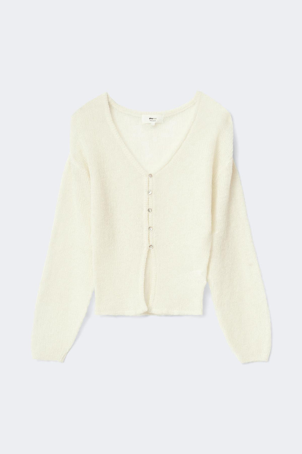 Knitted sheer cardigan