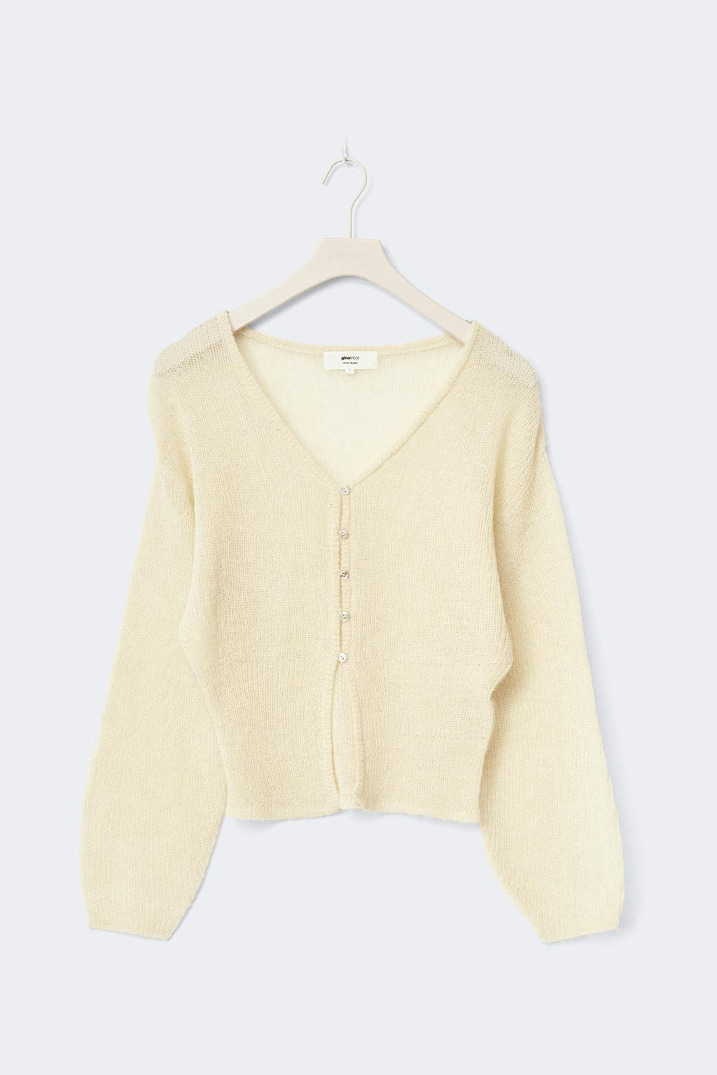 Knitted sheer cardigan
