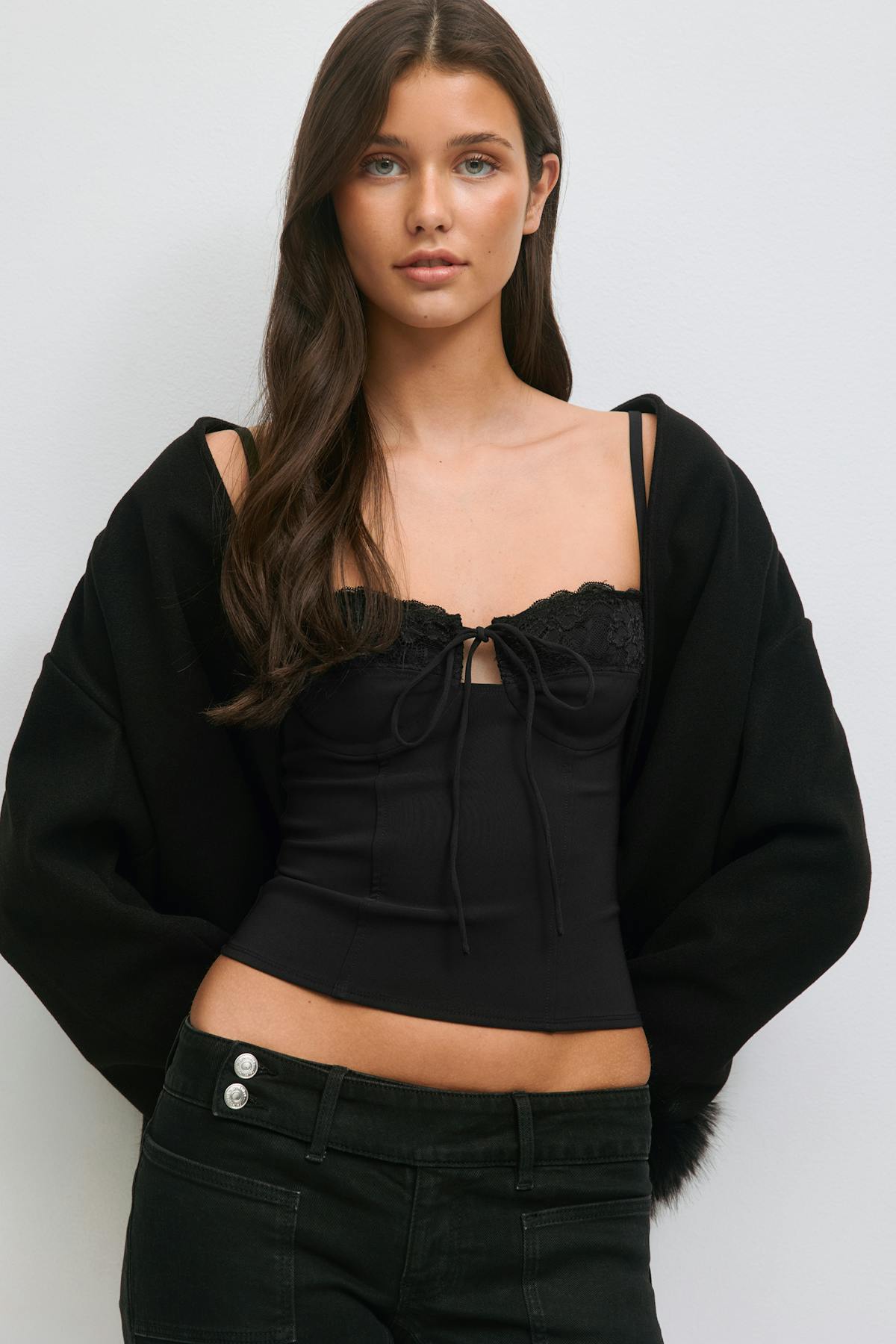 14+ lace corset top