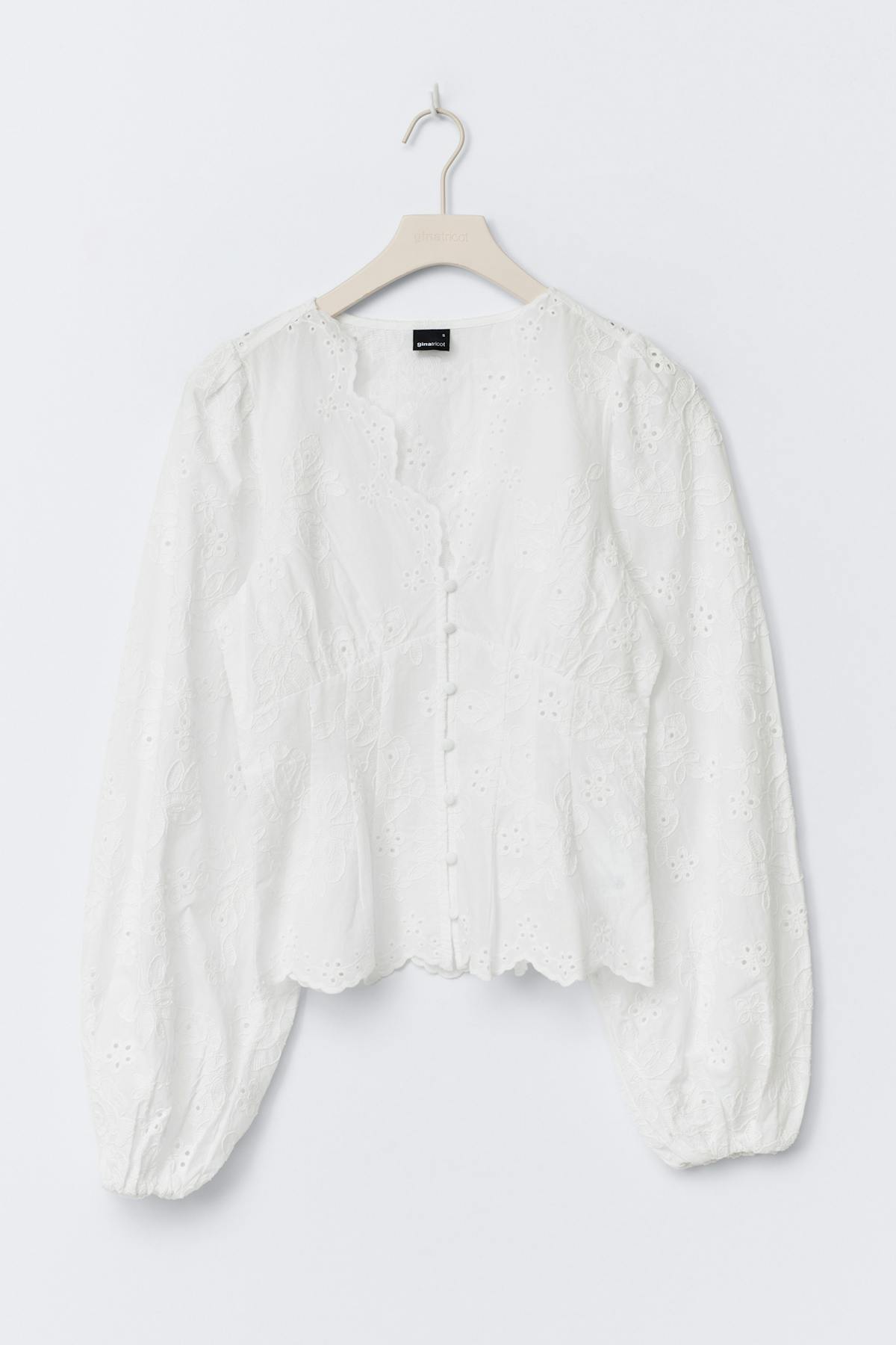 Balloon sleeve blouse