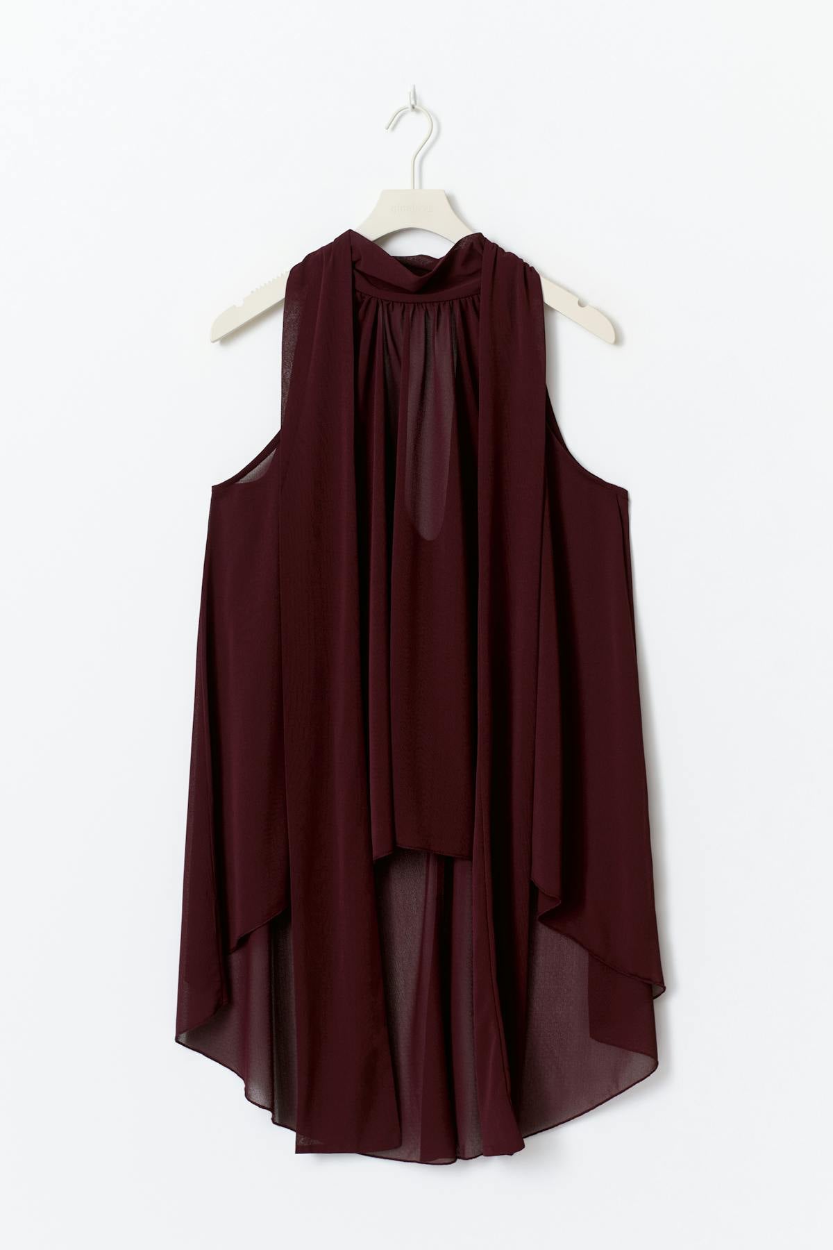 Halterneck tunic top