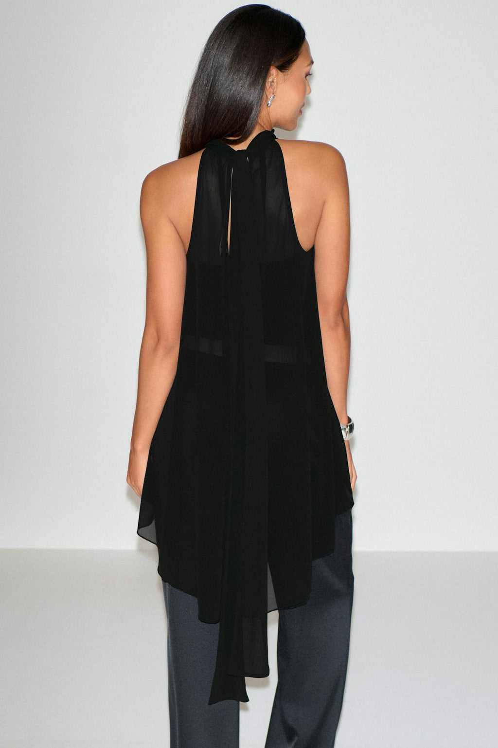 Halterneck tunic top