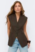 High neck vest