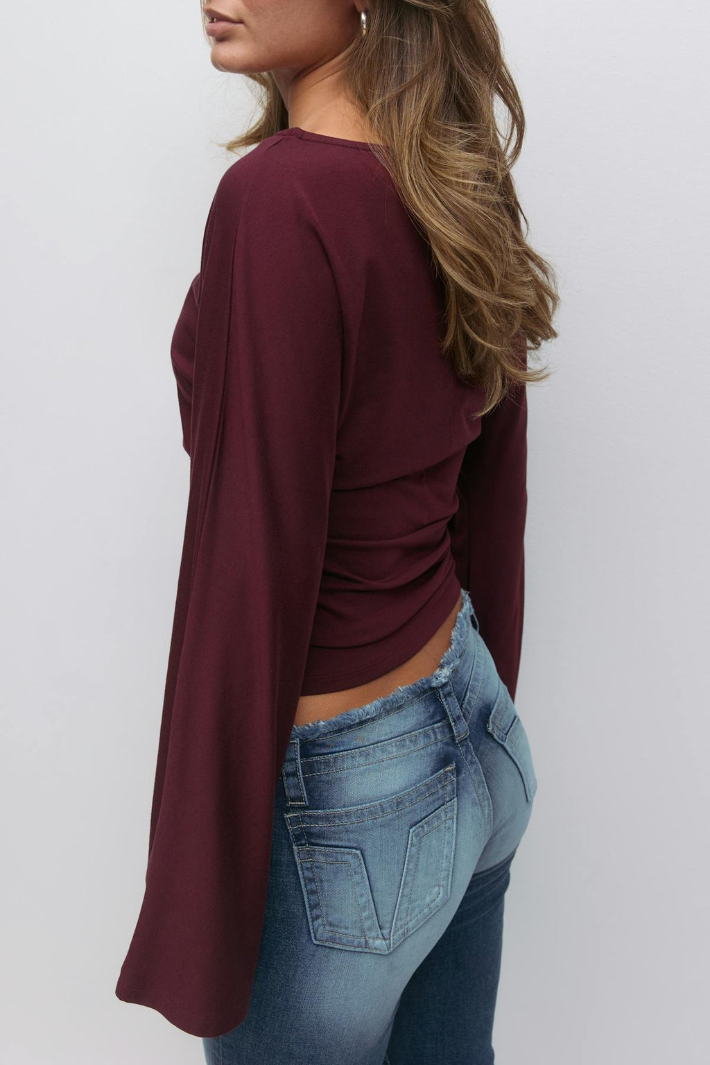 14+ fitted long sleeve top