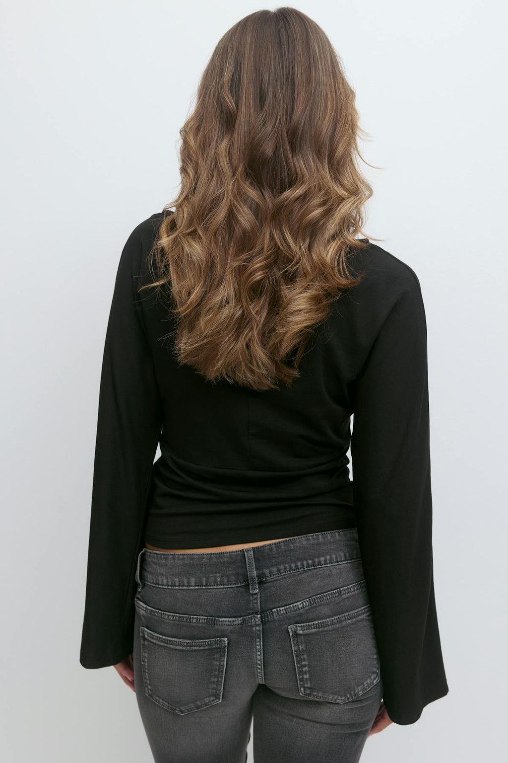 14+ fitted long sleeve top