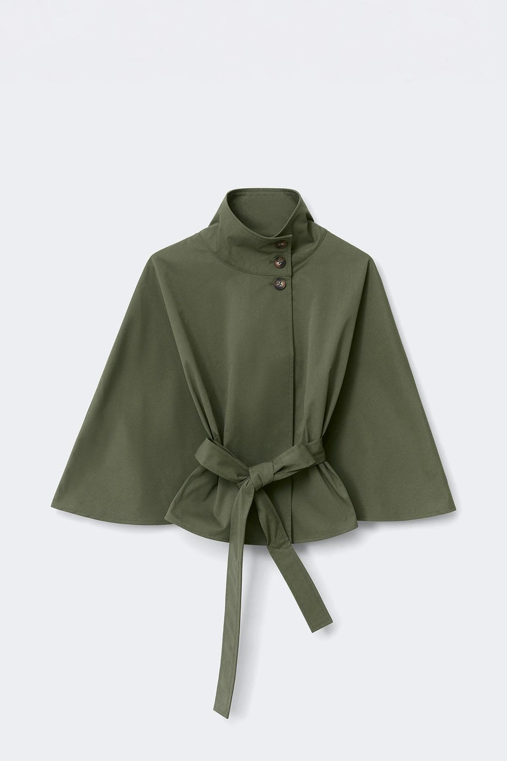 14+ belted trench cape