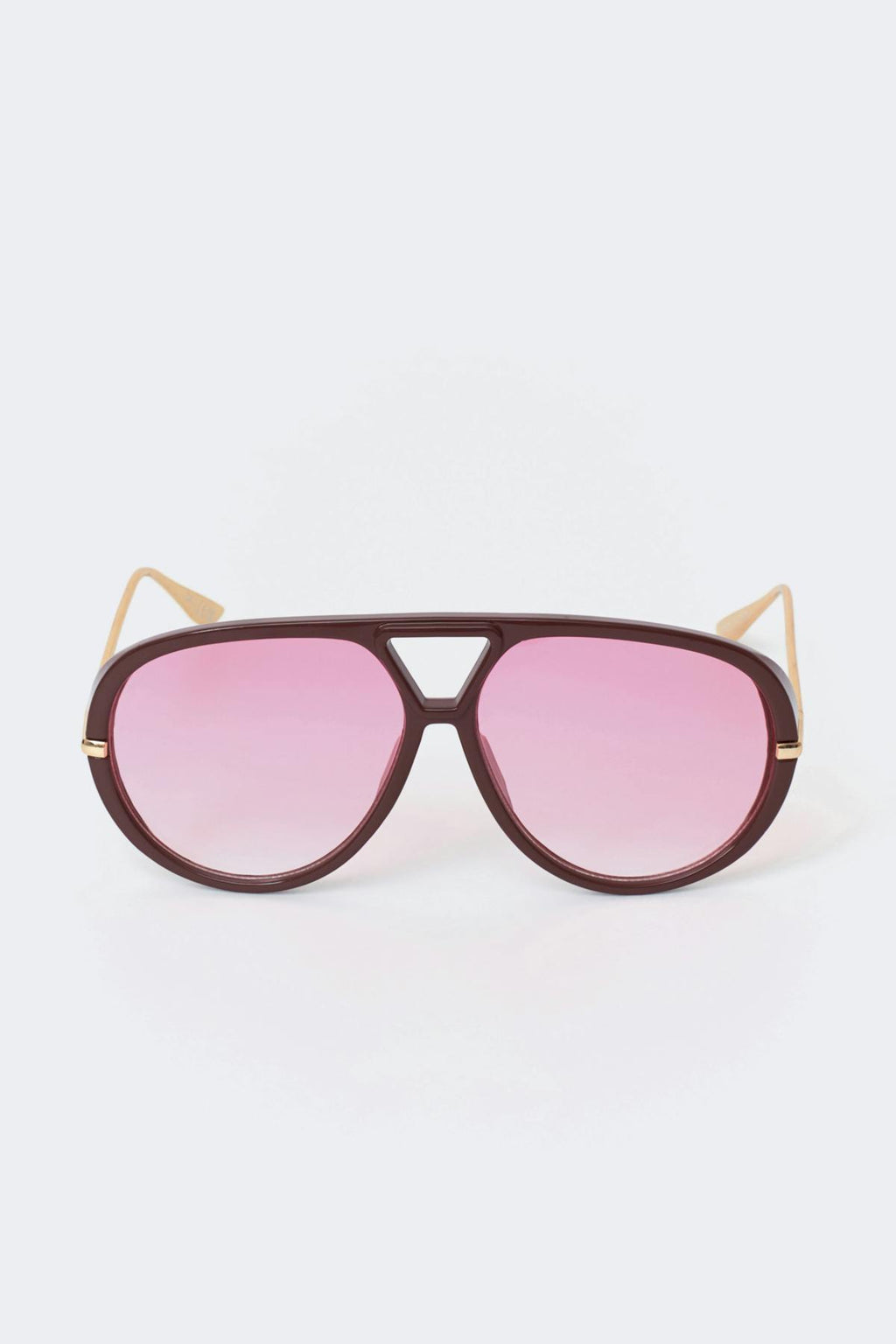 Bold aviator sunglasses
