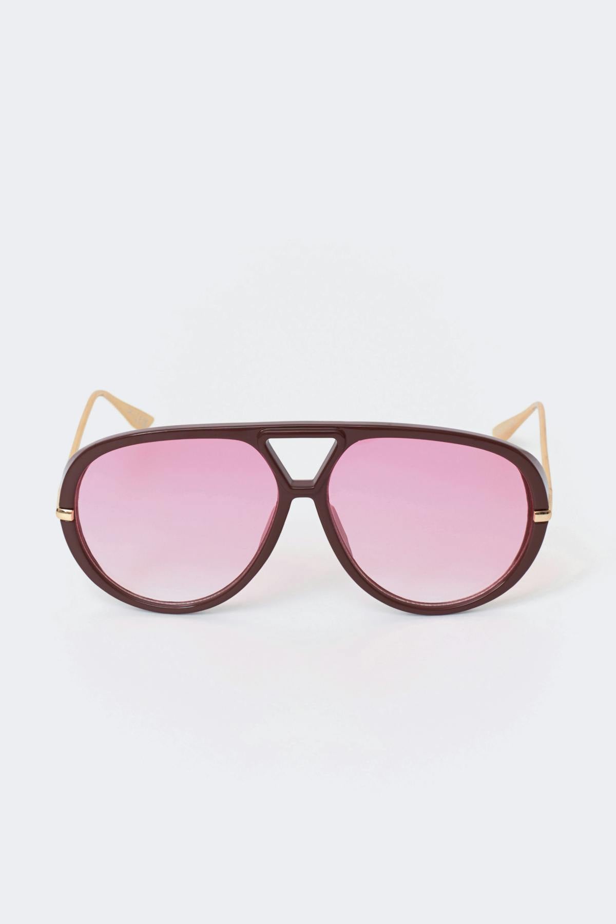 Bold aviator sunglasses